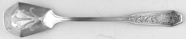 Warwick (Sterling, 1914) Pierced Bowl Short Handle Olive Spoon