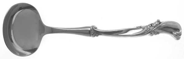 Waltz of Spring (Sterling, 1952) Hollow Handle Gravy Ladle with Stainless Bowl