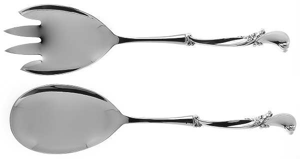 Waltz of Spring (Sterling, 1952) 2 Pc Salad Set with Stainless Bowl