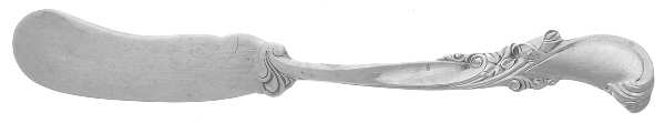 Waltz of Spring (Sterling, 1952) Flat Handle Butter Spreader