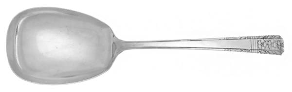 WAS2 (SILVERPLATE) Solid Smooth Casserole Spoon