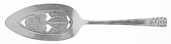 WAS2 (SILVERPLATE) Solid Pierced Pie Server