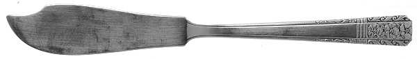 WAS2 (SILVERPLATE) Flat Handle Master Butter Knife