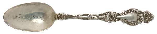 WAS50 (STERLING) Monogram Teaspoon