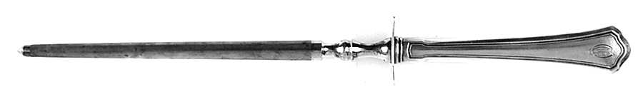 Washington (Sterling, 1911) Large Roast Steel Rod Knife Sharpener