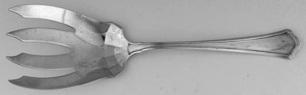 Washington (Sterling, 1911) Large Solid Fish Serving Fork