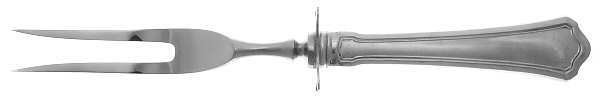 Washington (Sterling, 1911) Small Carving Fork W/Sterling Guard