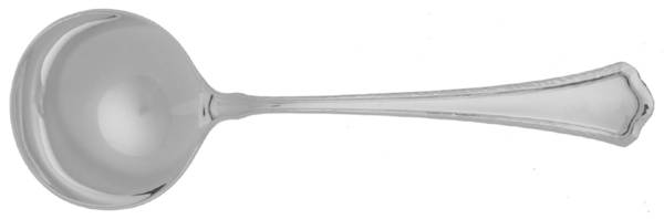 Washington-Hammered (Sterling) Round Bowl Soup Spoon (Bouillon)