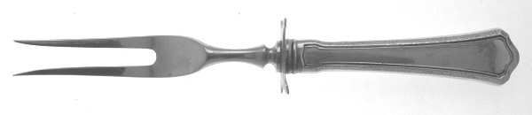 Washington-Hammered (Sterling) Small Steak Carving Fork with Stainless Prongs