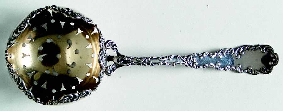 Waverly (Sterling, 1890) Solid Individual Overcup Tea Strainer