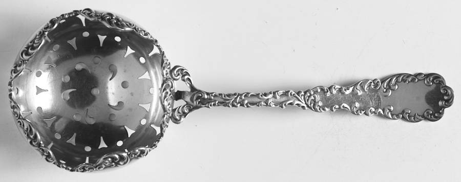 Waverly (Sterling, 1890) Solid Individual Overcup Tea Strainer