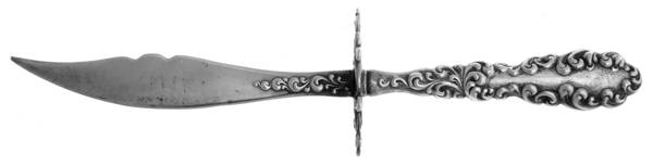 Waverly (Sterling, 1890) Hollow Handle Paper Cutter-Sterling Blade