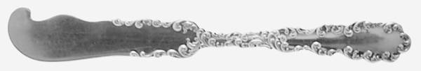 Waverly (Sterling, 1890) Flat Handle Butter Spreader