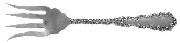 Waverly (Sterling, 1890) Small Chipped Beef Fork by Wallace Silver