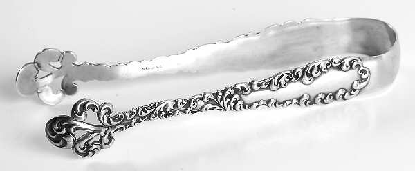 Waverly (Sterling, 1890) Small Sugar Tongs