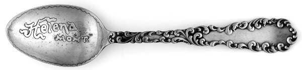 Waverly (Sterling, 1890) Souvenir Spoon (Teaspoon)