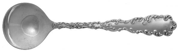 Waverly (Sterling, 1890) Round Bowl Soup Spoon (Cream Soup) by Wallace Silver