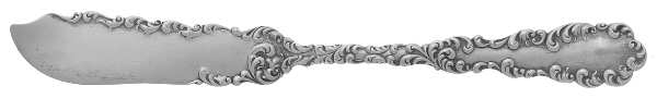 Waverly (Sterling, 1890) Flat Handle Master Butter Knife