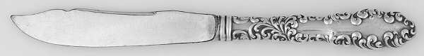 Waverly (Sterling, 1890) Individual Fruit Knife with Silverplate Blade