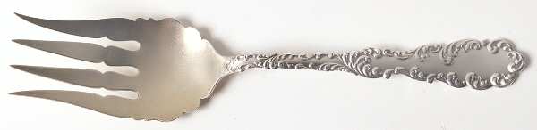 Waverly (Sterling, 1890) Large Solid Fish Serving Fork