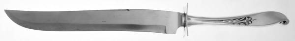 Wishing Star (Sterling, 1954) Large Carving/Roast Knife StnlBl w/Sterling Guard
