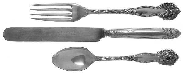 Peerless-Daffodil (Silverplate) 3 Piece Youth Set (Knife, Fork & Spoon)