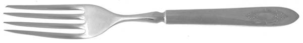 Princess (Silverplate, 1910) Indented Solid Handled Fork