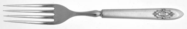 Princess (Silverplate, 1910) Indented Solid Handled Fork