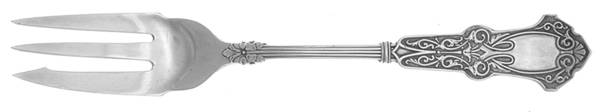 Alhambra (Sterling, 1880) Pastry Fork