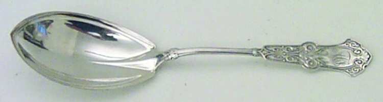 Alhambra (Sterling, 1880) Vegetable Serving Spoon (Solid)