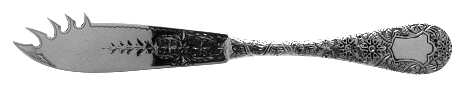 Antique-Chased (Sterling, 1882) Solid Serving Cheese Knife