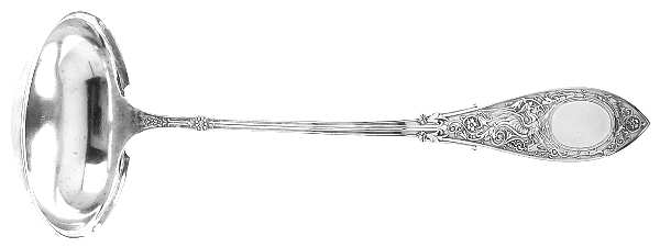 Arabesque (Sterling, 1875) Oyster Ladle Solid Piece