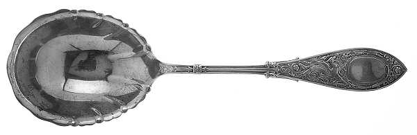 Arabesque (Sterling, 1875) Small Solid Berry/Casserole Spoon