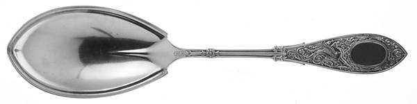 Arabesque (Sterling, 1875) Solid Pudding Spoon