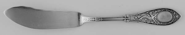 Arabesque (Sterling, 1875) Solid Pickle Serving Knife