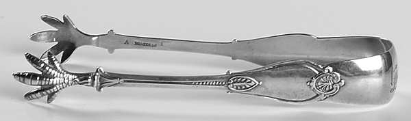 Armor (Sterling, 1871) Large Sugar Tongs