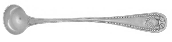 Bead (Sterling, 1880, No Monograms) Mustard Spoon by Whiting Manf Co