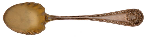 Bead (Sterling, 1880, No Monograms) Ice Cream Spoon Individual