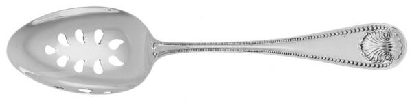 Bead (Sterling, 1880, No Monograms) Pierced Tablespoon (Serving Spoon) HC