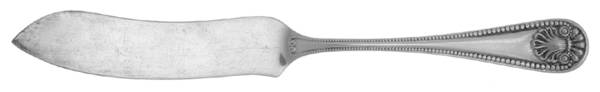 Bead (Sterling, 1880, No Monograms) Flat Handle Master Butter Knife by Whiting Manf Co