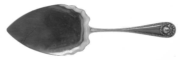 Bead (Sterling, 1880, No Monograms) Small Solid Pie Knife by Whiting Manf Co