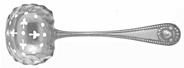 Bead (Sterling, 1880, No Monograms) Small Sugar Sifter