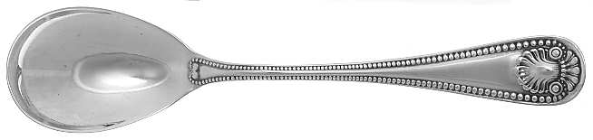 Bead (Sterling, 1880, No Monograms) Egg Spoon