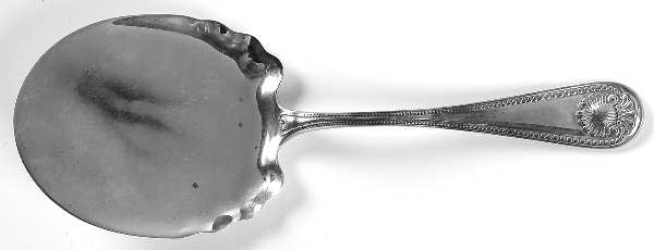 Bead (Sterling, 1880, No Monograms) Solid Waffle Server