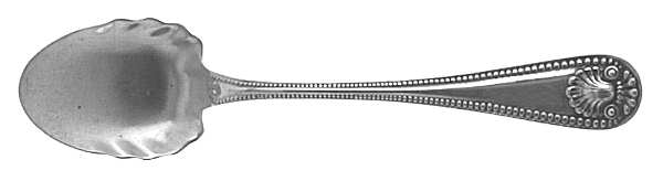 Bead (Sterling, 1880, No Monograms) Ice Cream Spoon Individual by Whiting Manf Co