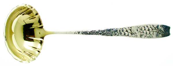 Berry (Sterling, 1880) Oyster Ladle Solid Piece by Whiting Manf Co
