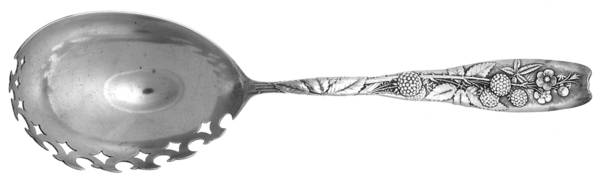 Berry (Sterling, 1880) Macaroni Serving Spoon