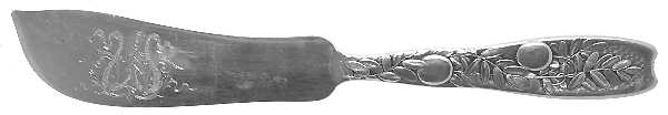 Berry (Sterling, 1880) Flat Handle Master Butter Knife