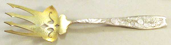 Berry (Sterling, 1880) Large Solid Fish Serving Fork