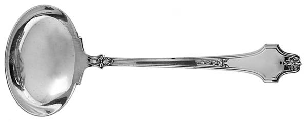 Burlington (Sterling, 1914) Solid Gravy Ladle